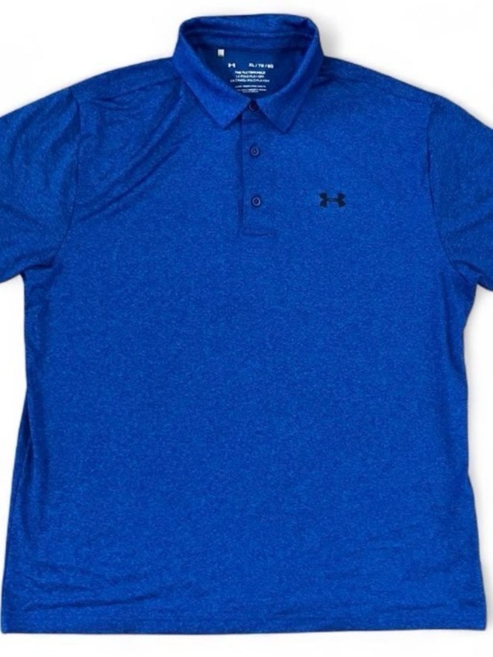 Under Armour Men’s Blue The playoff Polo loose fit size XL Performance Shirt